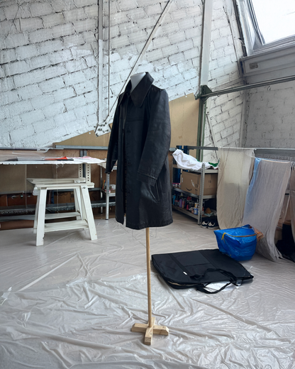 QUEENIE LEATHER COAT