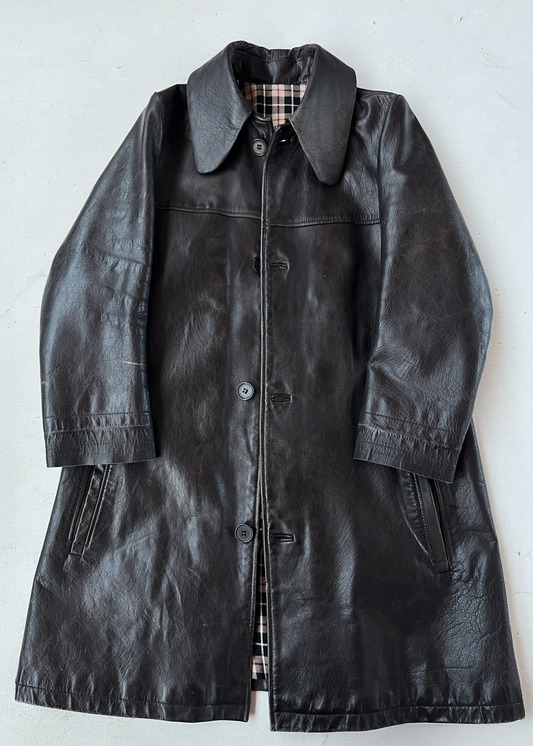 QUEENIE LEATHER COAT